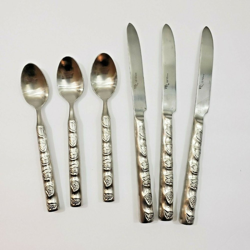 💫 Host Pick - WC Stainless Steel Flatware 18/10 Lot of 6